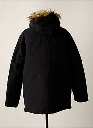 Parka mansete cu margini elastice cu glugă negru JACK & JONES bărbat