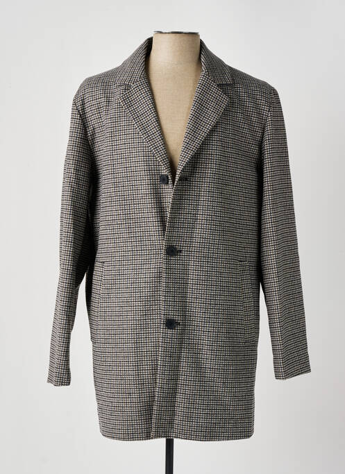 Palton lung bej JACK & JONES bărbat