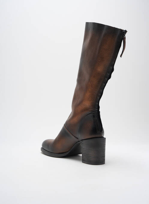 Cizme maro METAL JEAN'S femeie