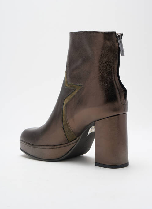 Botine/Ghete verde ROSEMETAL femeie