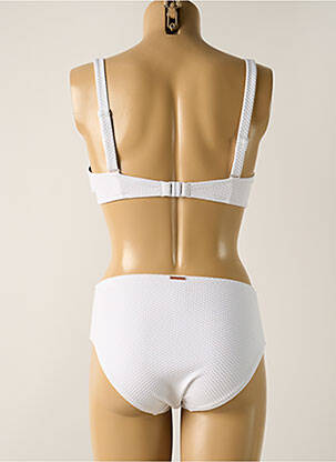 Costum de baie din două piese elasticitate top sutien modelat alb YSABEL MORA femeie