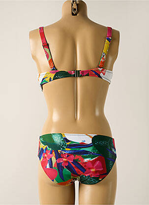 Costum de baie din două piese elasticitate top sutien modelat verde YSABEL MORA femeie