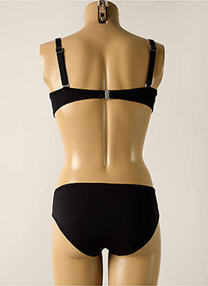 Costum de baie din două piese elasticitate top sutien modelat negru SUN PLAYA femeie