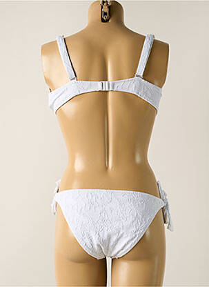 Costum de baie din două piese elasticitate top sutien modelat alb YSABEL MORA femeie