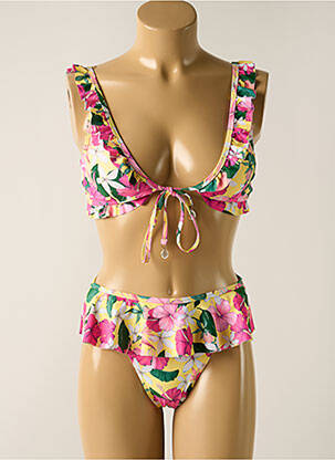 Costum de baie din două piese galben PIHA femeie