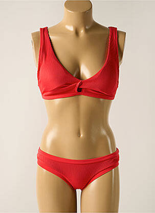 Costum de baie din două piese roșu PROTEST femeie