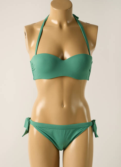 Costum de baie din două piese verde KIWI femeie