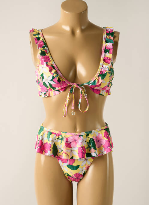 Costum de baie din două piese galben PIHA femeie