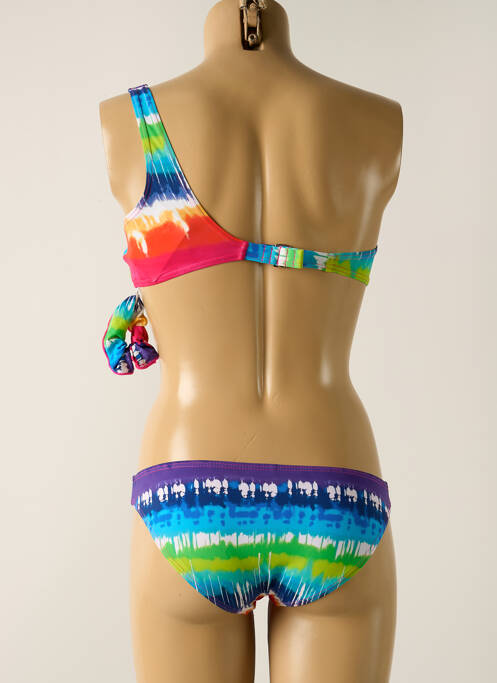 Costum de baie din două piese albastru DAG ADOM fată