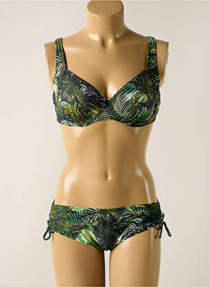 Costum de baie din două piese verde OLYMPIA femeie