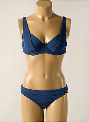 Costum de baie din două piese albastru MISS CARAÏBES femeie