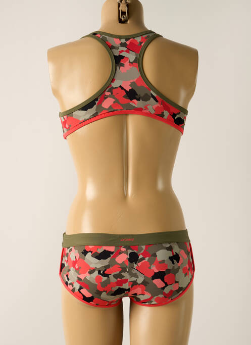 Costum de baie din două piese verde PROTEST fată