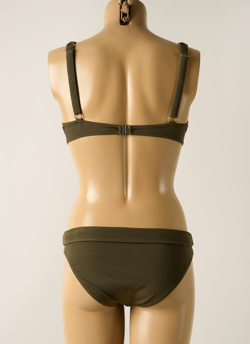 Costum de baie din două piese verde MISS CARAÏBES femeie