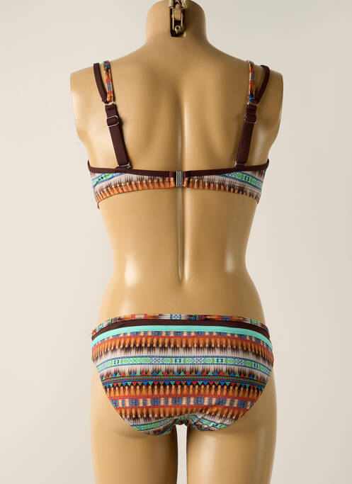 Costum de baie din două piese maro LPB femeie