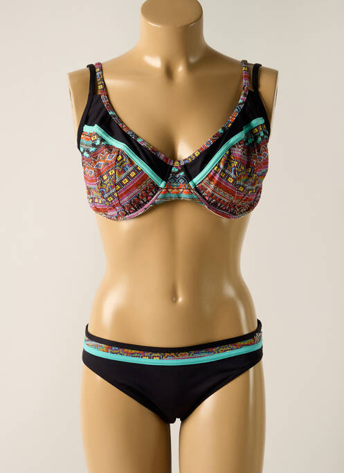 Costum de baie din două piese negru LPB femeie