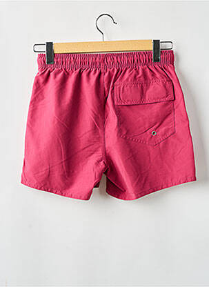 Șort de baie țesătură poplin roșu SUN PROJECT bărbat