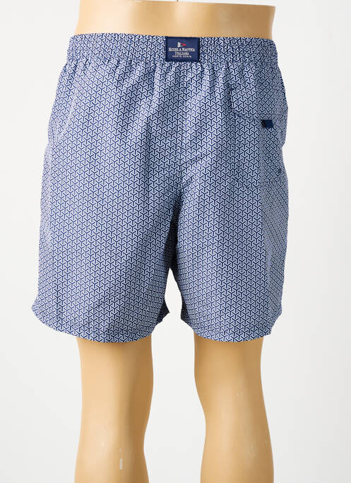 Șort de baie albastru SCUOLA NAUTICA ITALIANA bărbat
