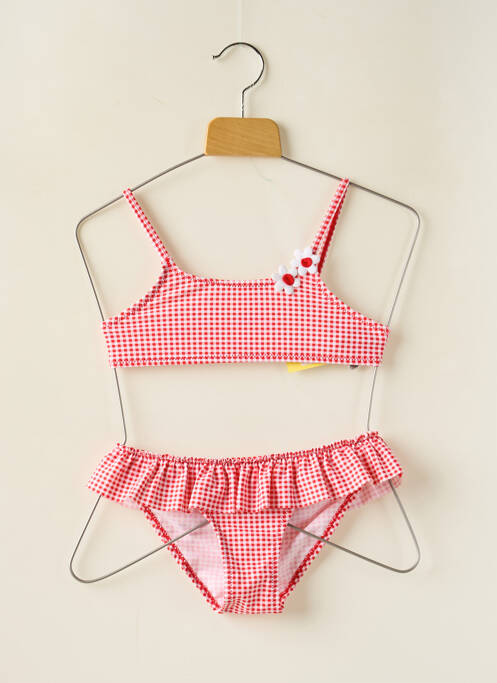 Costum de baie din două piese roșu YSABEL MORA fată