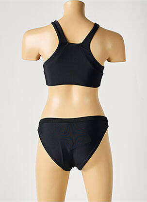 Costum de baie din două piese sutiene negru SEAFOLLY fată