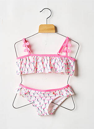 Chiloți de baie roz LULUCASTAGNETTE fată