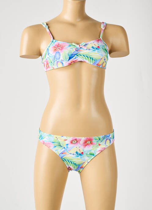 Costum de baie din două piese verde BORABORA fată