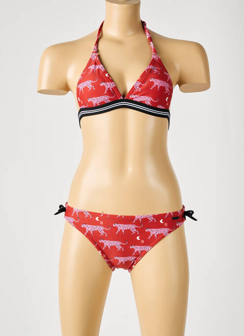 Costum de baie din două piese maro PROTEST fată