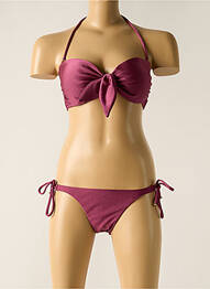 Costum de baie din două piese elasticitate top bentiță violet RIO DE SOL femeie