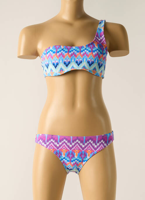 Costum de baie din două piese albastru DAG ADOM fată