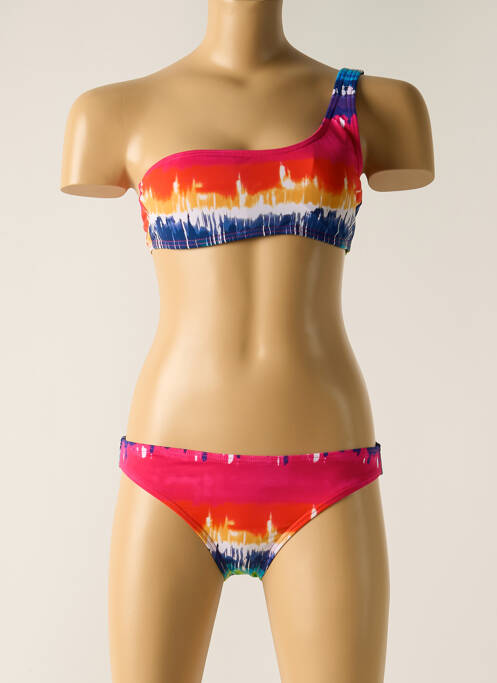 Costum de baie din două piese roz DAG ADOM fată