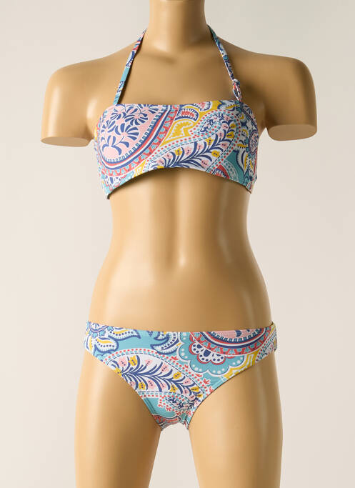 Costum de baie din două piese albastru DAG ADOM fată