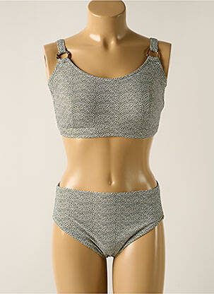 Costum de baie din două piese elasticitate top bentiță verde SUNFLAIR femeie