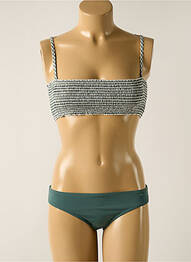 Costum de baie din două piese elasticitate top bentiță verde PROTEST femme