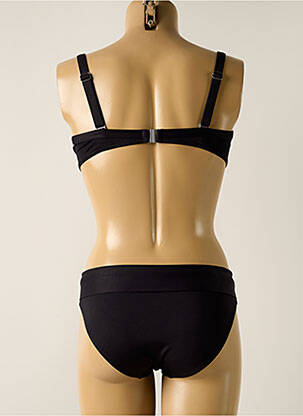 Costum de baie din două piese elasticitate top sutien modelat negru SUN PLAYA femeie