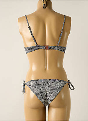Costum de baie din două piese elasticitate top sutien modelat negru SKINY femeie