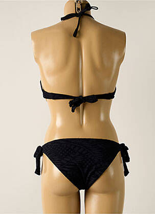 Costum de baie din două piese elasticitate top sutien push-up negru YSABEL MORA femeie