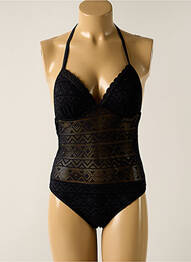 Costum de baie dintr-o singură piesă elasticitate top sutien modelat negru DAG ADOM femeie