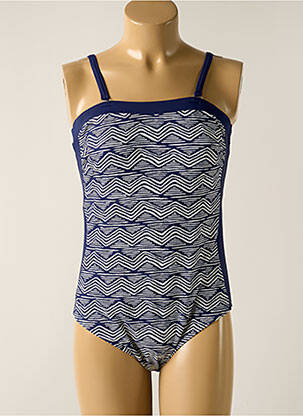 Costum de baie dintr-o singură piesă albastru LAGON BLEU femeie