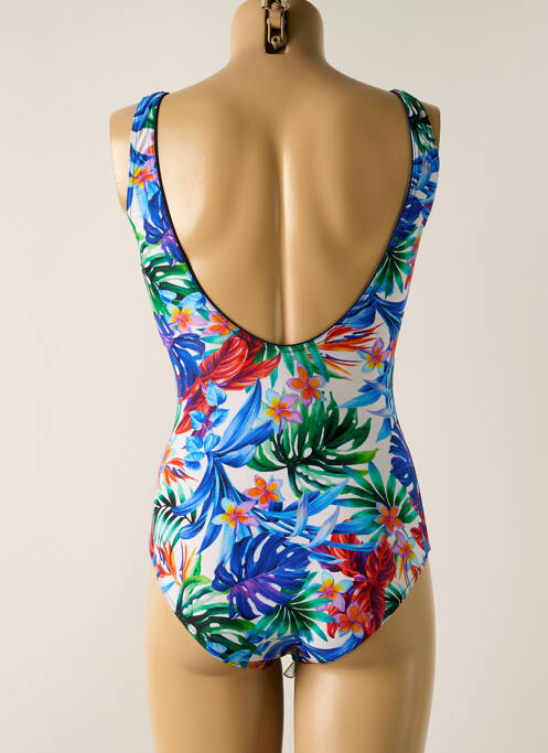 Costum de baie dintr-o singură piesă albastru MISS CARAÏBES femeie