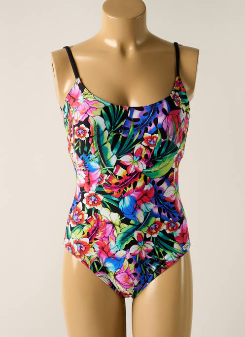 Costum de baie dintr-o singură piesă verde MISS CARAÏBES femeie