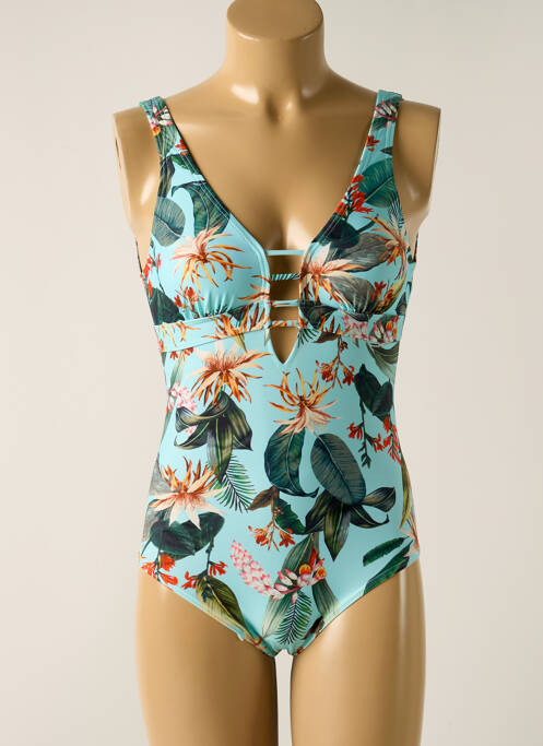 Costum de baie dintr-o singură piesă albastru LAGON BLEU femeie