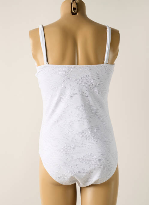 Costum de baie dintr-o singură piesă alb YSABEL MORA femeie