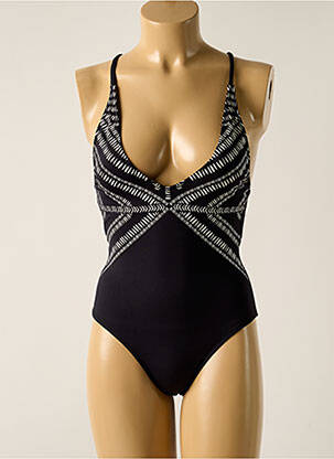 Costum de baie dintr-o singură piesă negru BORABORA femeie