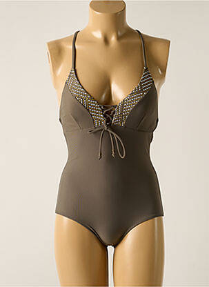 Costum de baie dintr-o singură piesă verde BRIGITTE BARDOT femeie