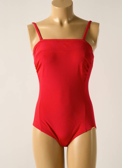 Costum de baie dintr-o singură piesă roșu MISS CARAÏBES femeie