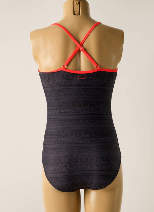 Costum de baie dintr-o singură piesă gri PROTEST fată