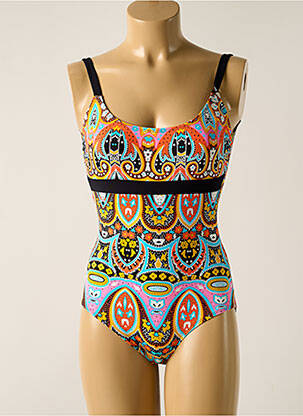 Costum de baie dintr-o singură piesă galben CHERRY BEACH femeie