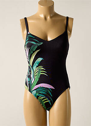 Costum de baie dintr-o singură piesă imprimeu fantezie top sutien modelat negru SEAFOLLY femeie