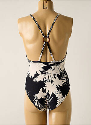Costum de baie dintr-o singură piesă imprimeu fantezie top sutien modelat negru SEAFOLLY femeie
