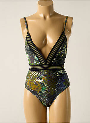 Costum de baie dintr-o singură piesă verde OLYMPIA femeie