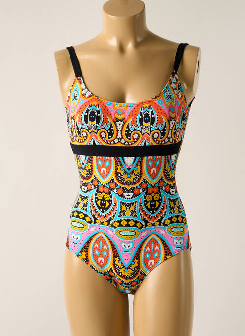 Costum de baie dintr-o singură piesă galben CHERRY BEACH femeie